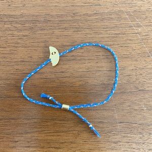 Madewell adjustable moon charm bracelet